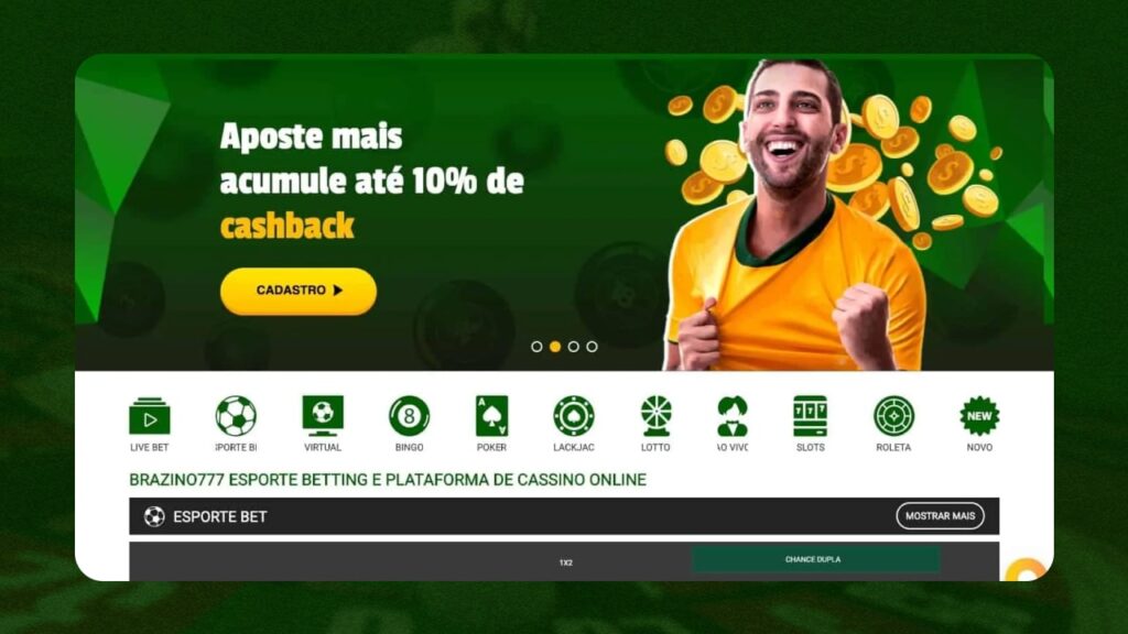 bônus no Brazino777