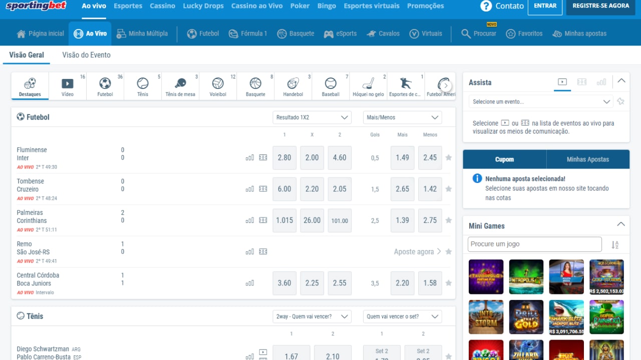 para apostar na Sportingbet