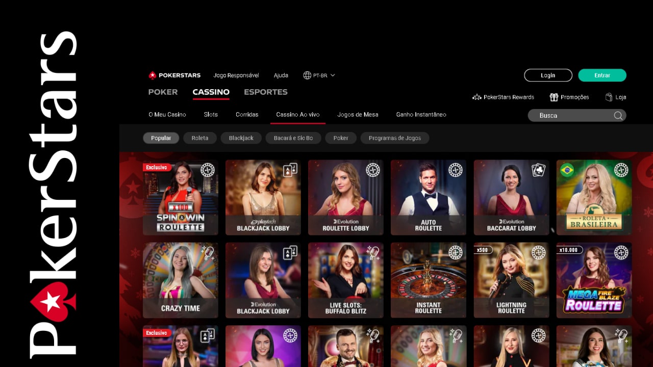 Jogos de Roleta Populares no Cassino Pokerstars
